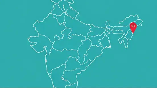 HMACS Trading distribution presence map for Karnataka and Goa territories