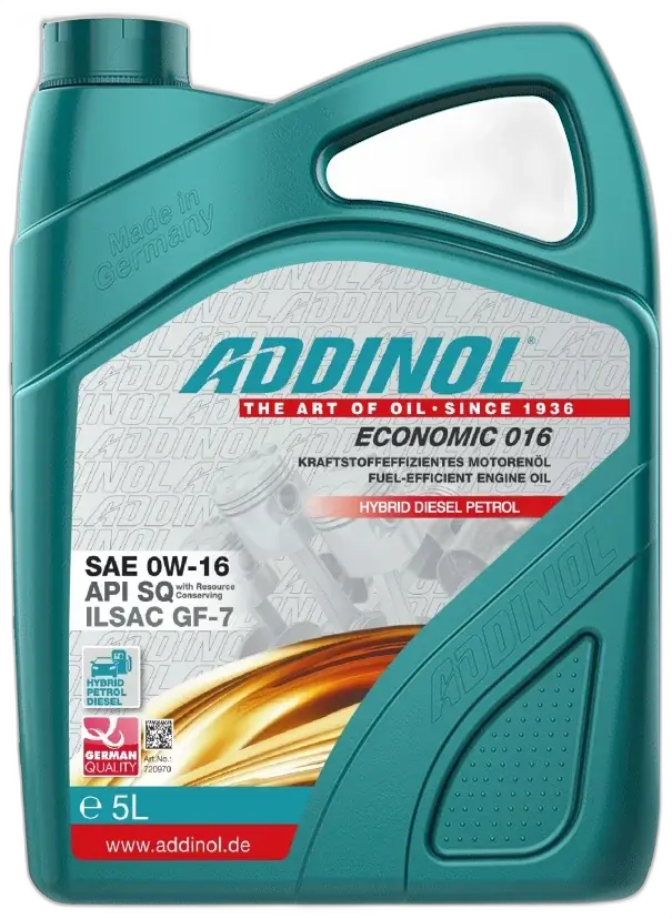 ADDINOL Economic 016 — ADDINOL Passenger Car Motor Oil by HMACS Trading