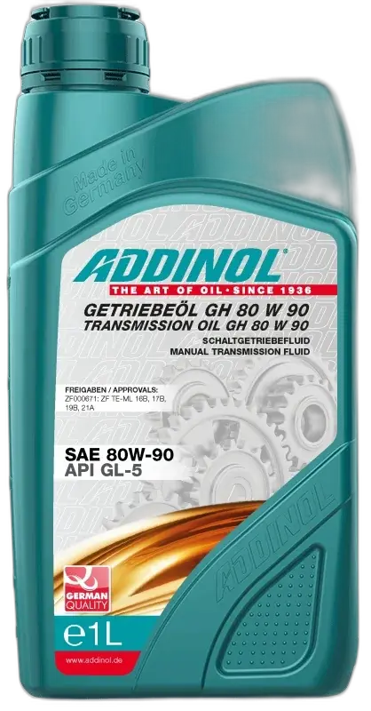 ADDINOL TRANSMISSION OIL GH 80W-90 — ADDINOL Commercial Vehicle Oil by HMACS Trading